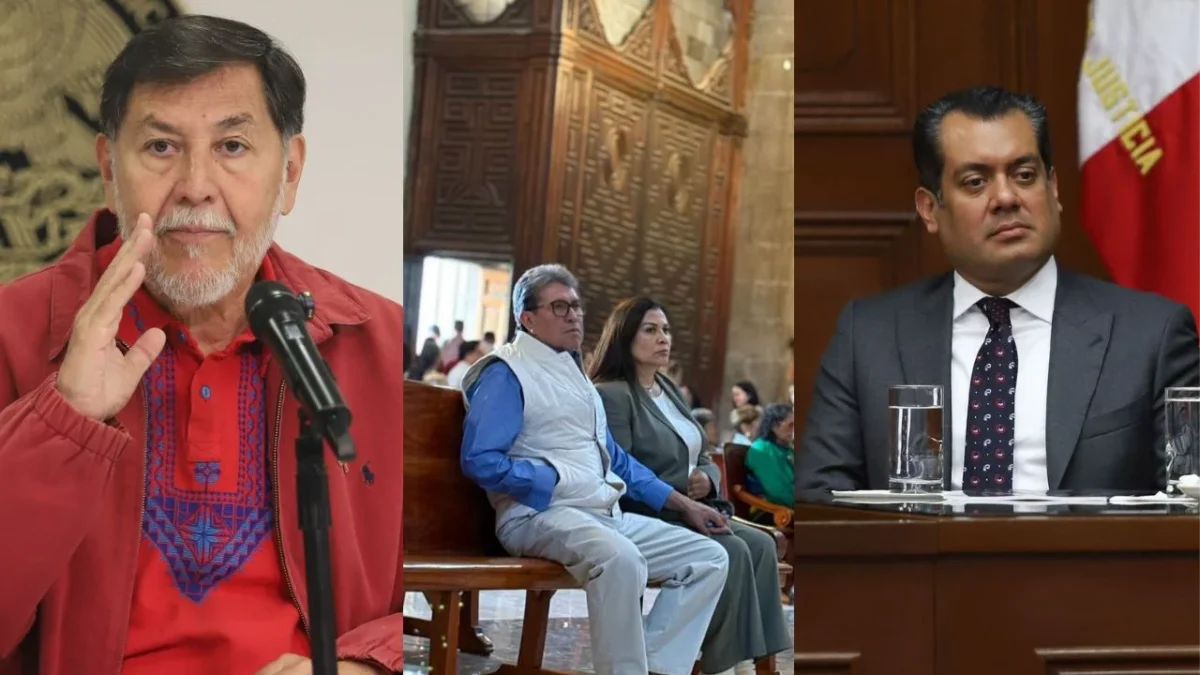 Noroña se molestó por una publicación de Monreal sobre el Jueves Santo, por no respetar el estado laico, pero Gutiérrez Luna lo defendió.