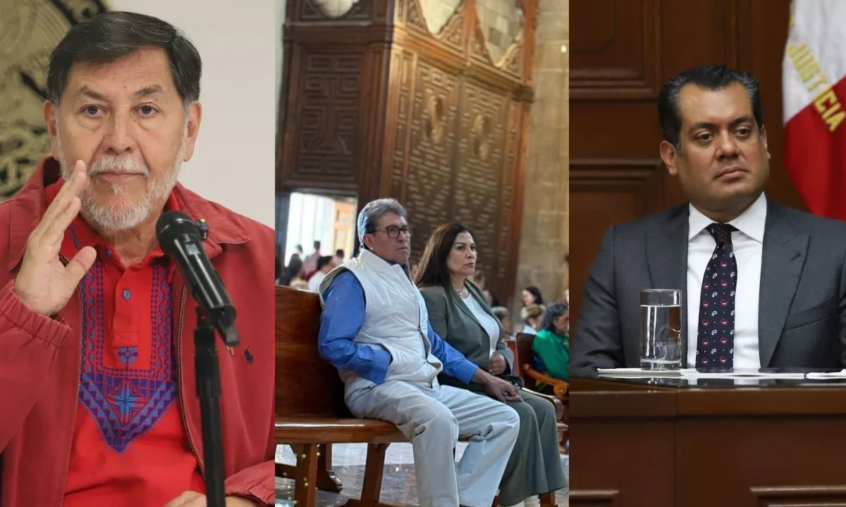 Noroña se molestó por una publicación de Monreal sobre el Jueves Santo, por no respetar el estado laico, pero Gutiérrez Luna lo defendió.