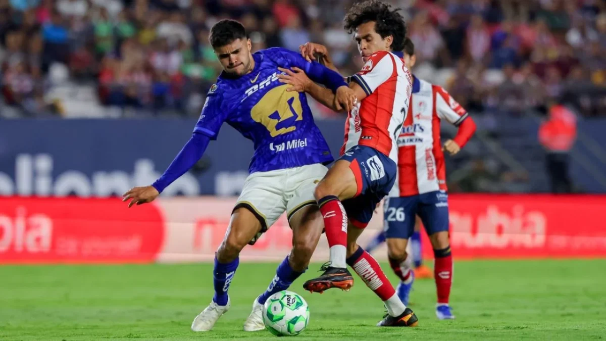 Pumas llegó a los 30 puntos y tomó el segundo lugar de la tabla, mientras San Luis vivió su octava derrota y se quedó en la posición 15.