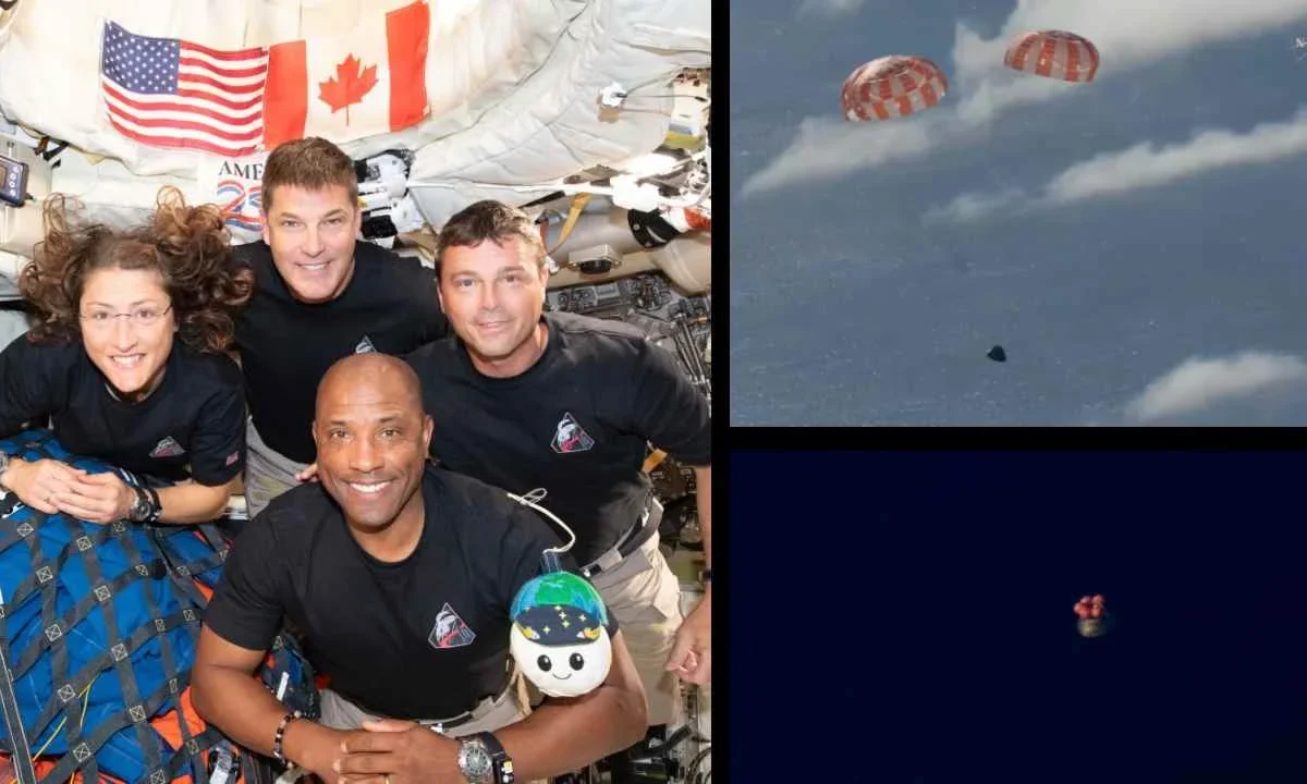 Los cuatros astronautas de Artemis II amerizaron con éxito en el Océano Pacífico.