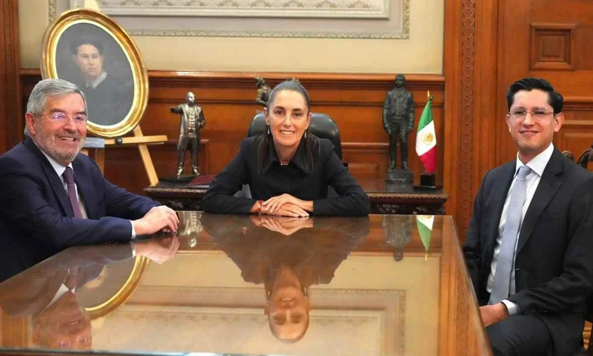 Roberto Velasco agradece a la presidenta Claudia Sheinbaum por la designación como canciller.