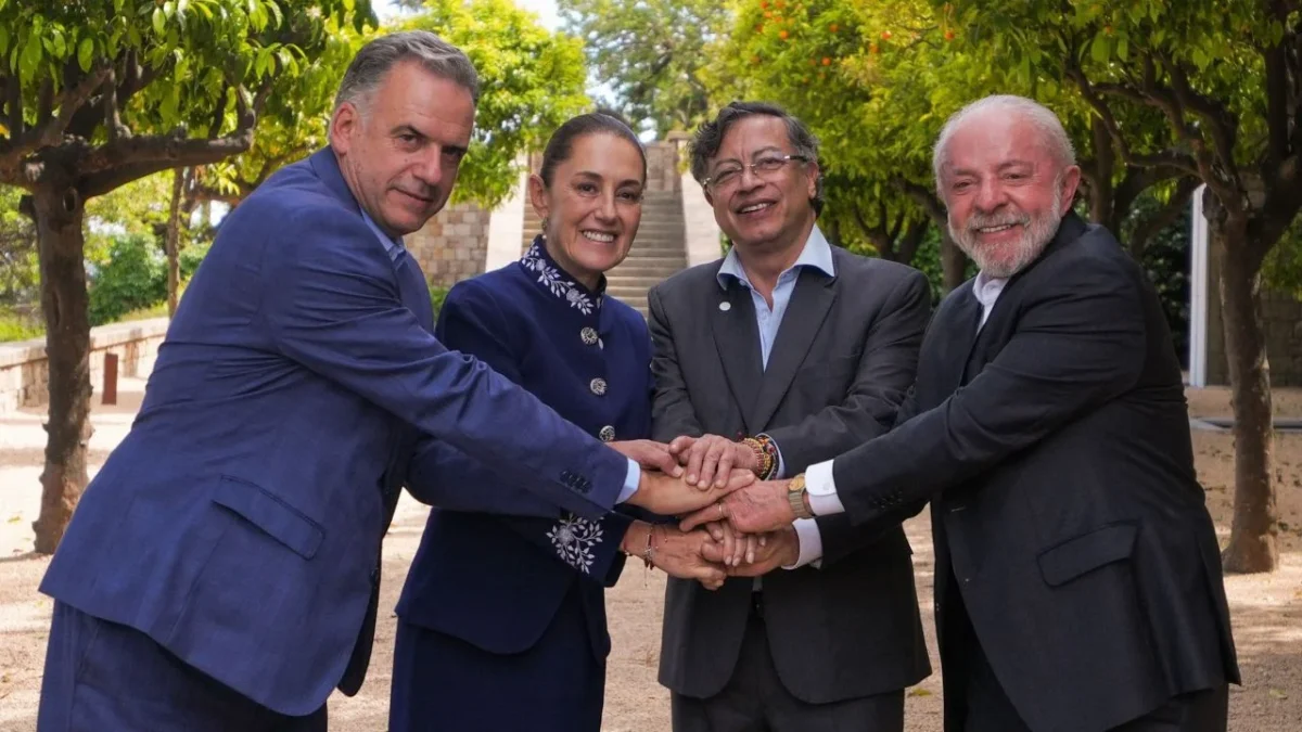 En su viaje a Barcelona, España, la presidenta Claudia Sheinbaum representó a México durante la IV Cumbre en Defensa de la Democracia.