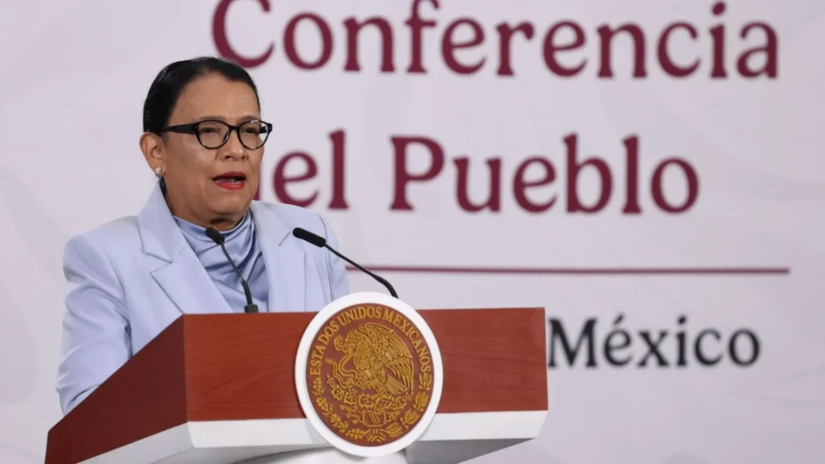 Rosa Icela Rodríguez desde la Mañanera del Pueblo