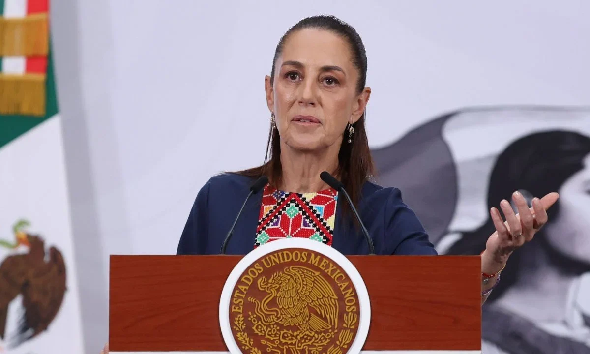 Claudia Sheinbaum desde la Mañanera del Pueblo
