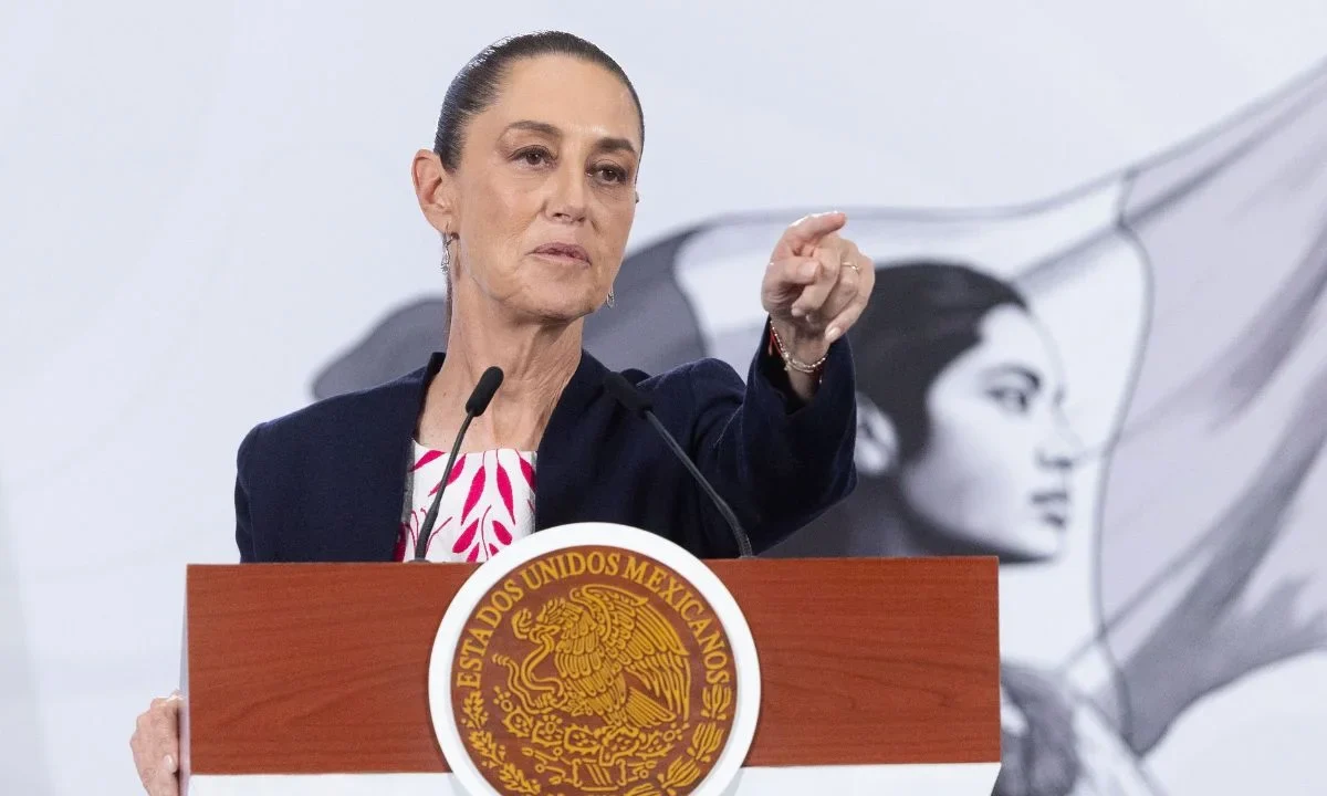 Claudia Sheinbaum en la Mañanera del Pueblo