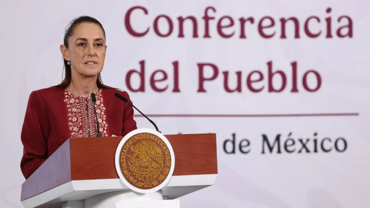 Claudia Sheinbaum en la Mañanera del Pueblo
