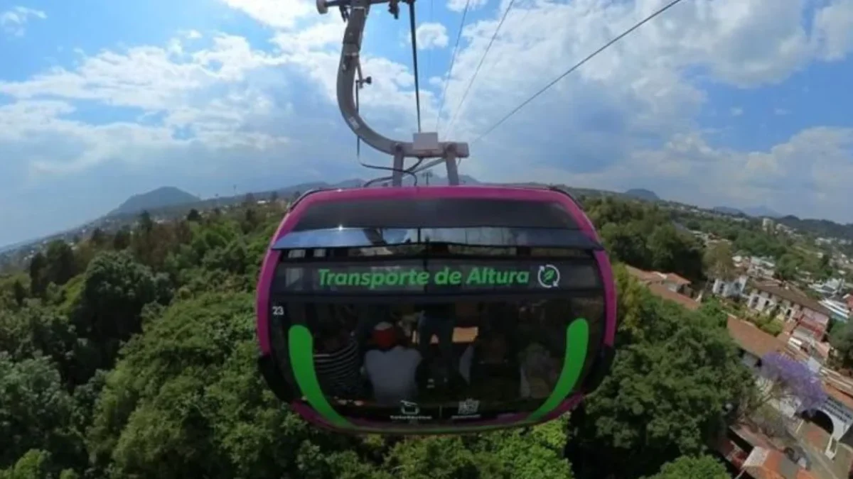 Uruapan, Michoacán, estrena teleférico, un sistema de transporte moderno que resuelve la movilidad para miles de habitantes.