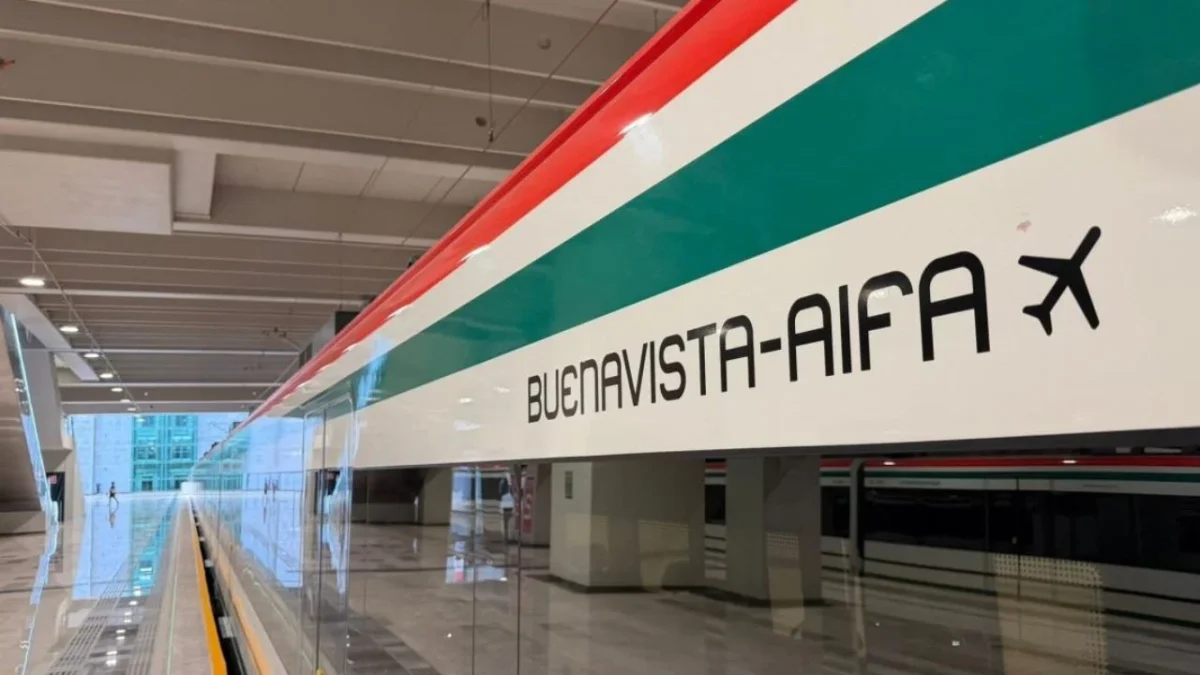 Autoridades afinan detalles para la posible inauguración del Tren Lechería-AIFA a finales de abril.