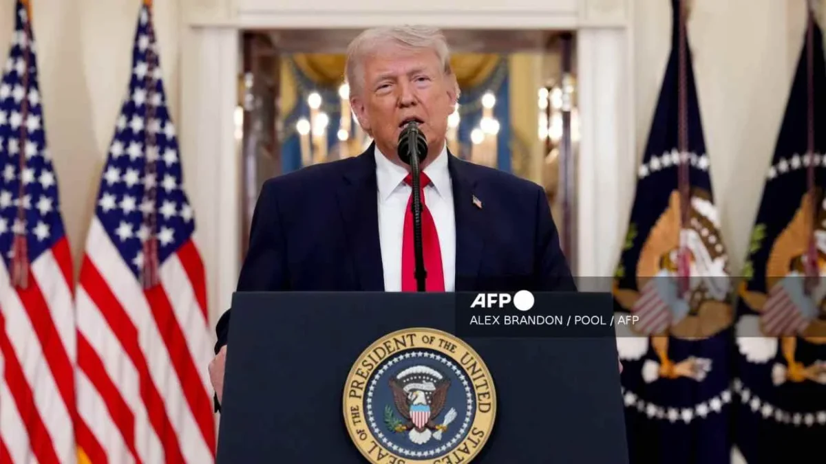 Trump realizó un discurso a la nación sobre la guerra contra Irán.
