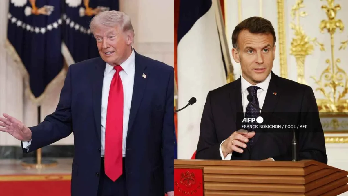 Donald Trump se burla de Emmanuel Macron al asegurar que su esposa lo trata mal.