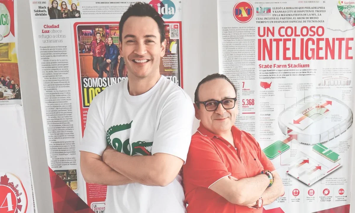 Eduardo España y Markin López comparten escena en Las Heridas del Viento