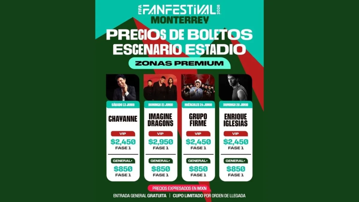 FIFA Fan Festival Monterrey inicia mañana venta de zona preferente
