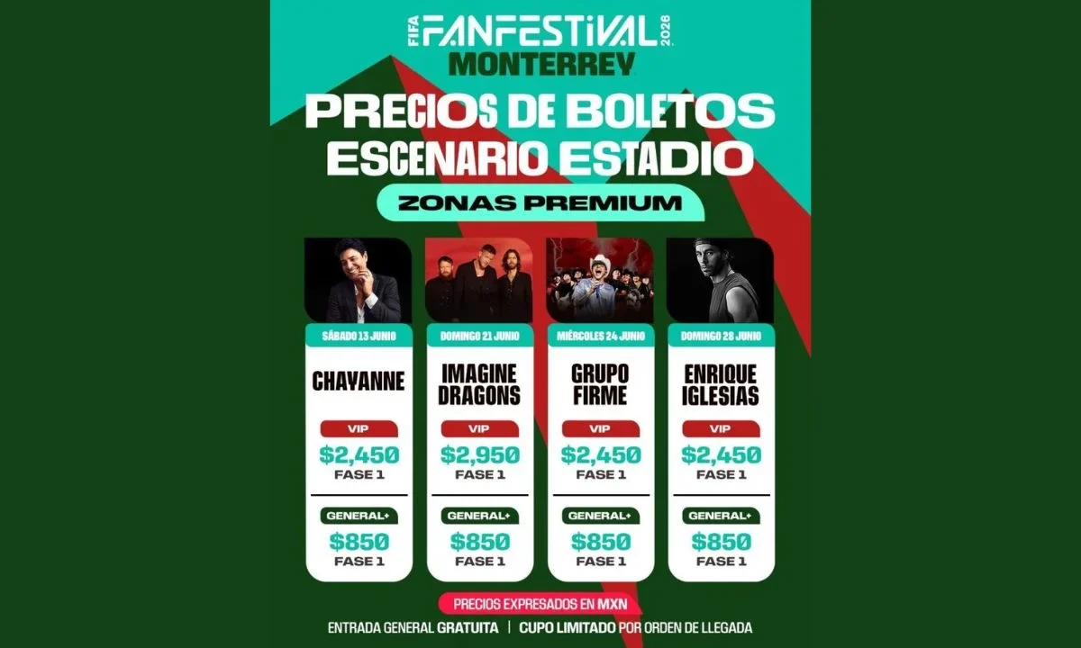 FIFA Fan Festival Monterrey inicia mañana venta de zona preferente