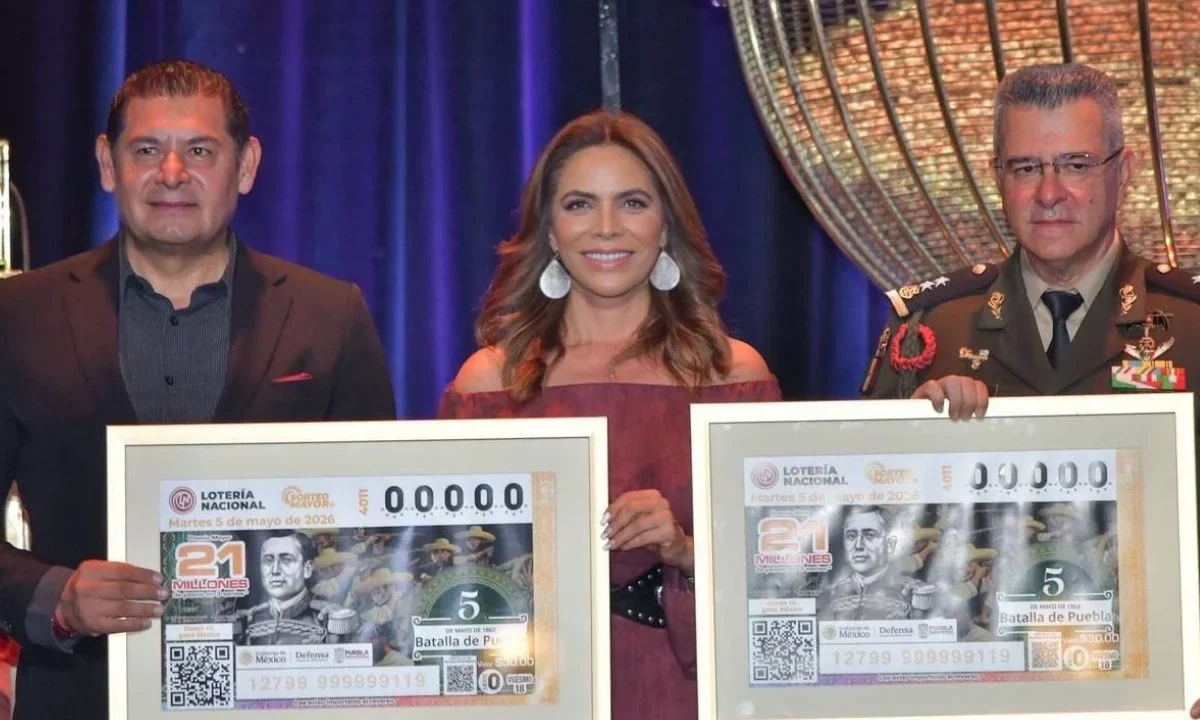 Lotenal celebra sorteo en homenaje a la Batalla de Puebla
