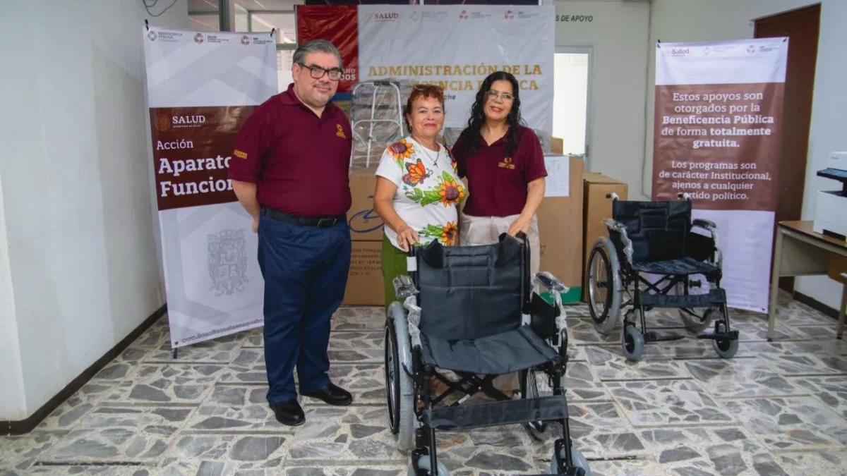 La Administración de la Beneficencia Pública de Campeche (ABP) entregó 222 Aparatos Funcionales a personas en situación de vulnerabilidad.