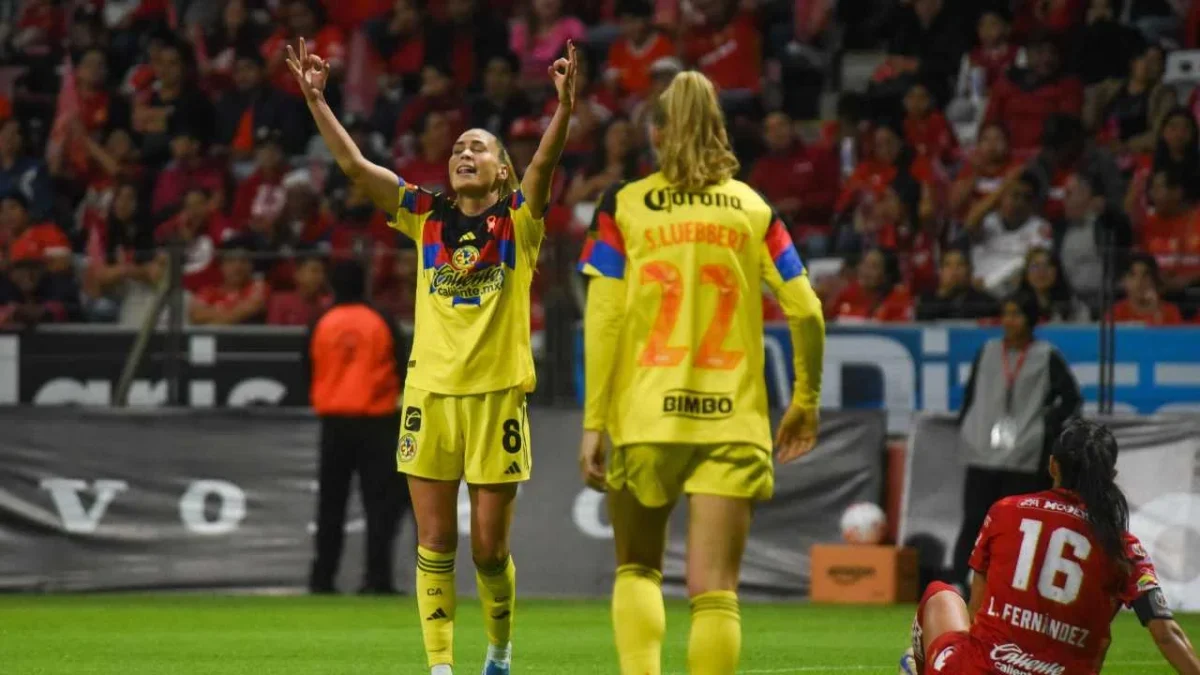 Las Águilas del América golean al Toluca y se enfilan a una nueva final de la Liga Mx Femenil.