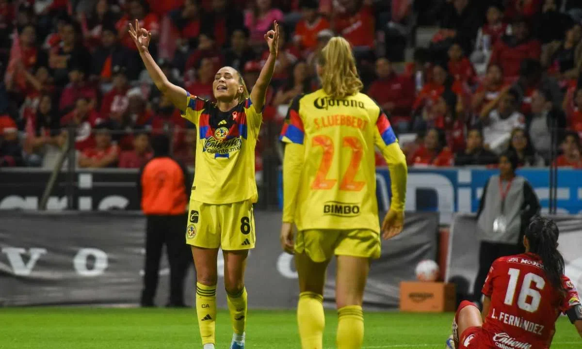 Las Águilas del América golean al Toluca y se enfilan a una nueva final de la Liga Mx Femenil.