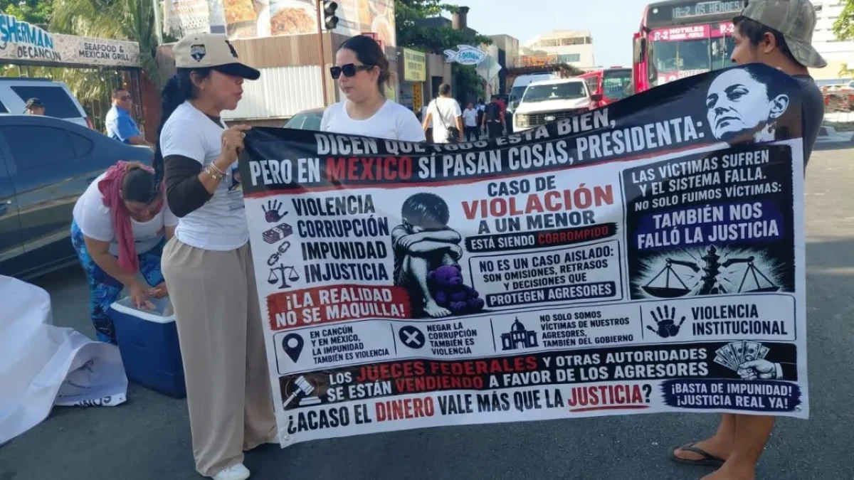 Integrantes del colectivo de Madres Buscadoras de Quintana Roo advirtieron que intensificarán sus protestas en próximos eventos públicos.