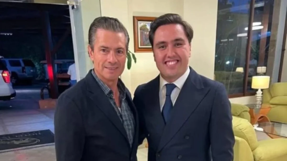 Una imagen del expresidente Enrique Peña Nieto, captada en un hotel en el municipio de Ixtapan de la Sal, circula este jueves.