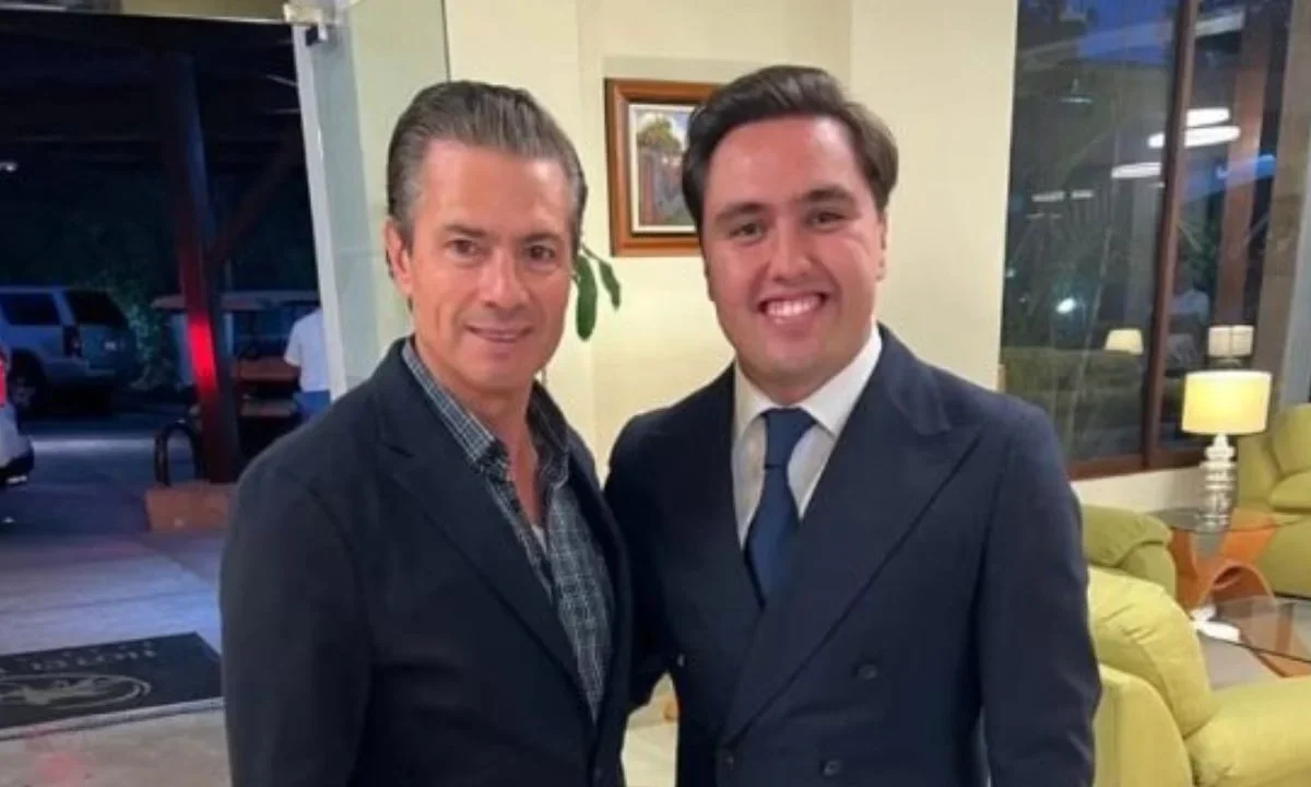 Una imagen del expresidente Enrique Peña Nieto, captada en un hotel en el municipio de Ixtapan de la Sal, circula este jueves.