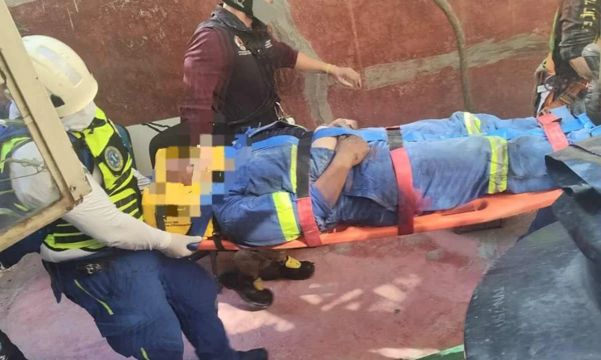 Cuatro heridos por colapso de una grúa telescópica en la Roma Sur.
