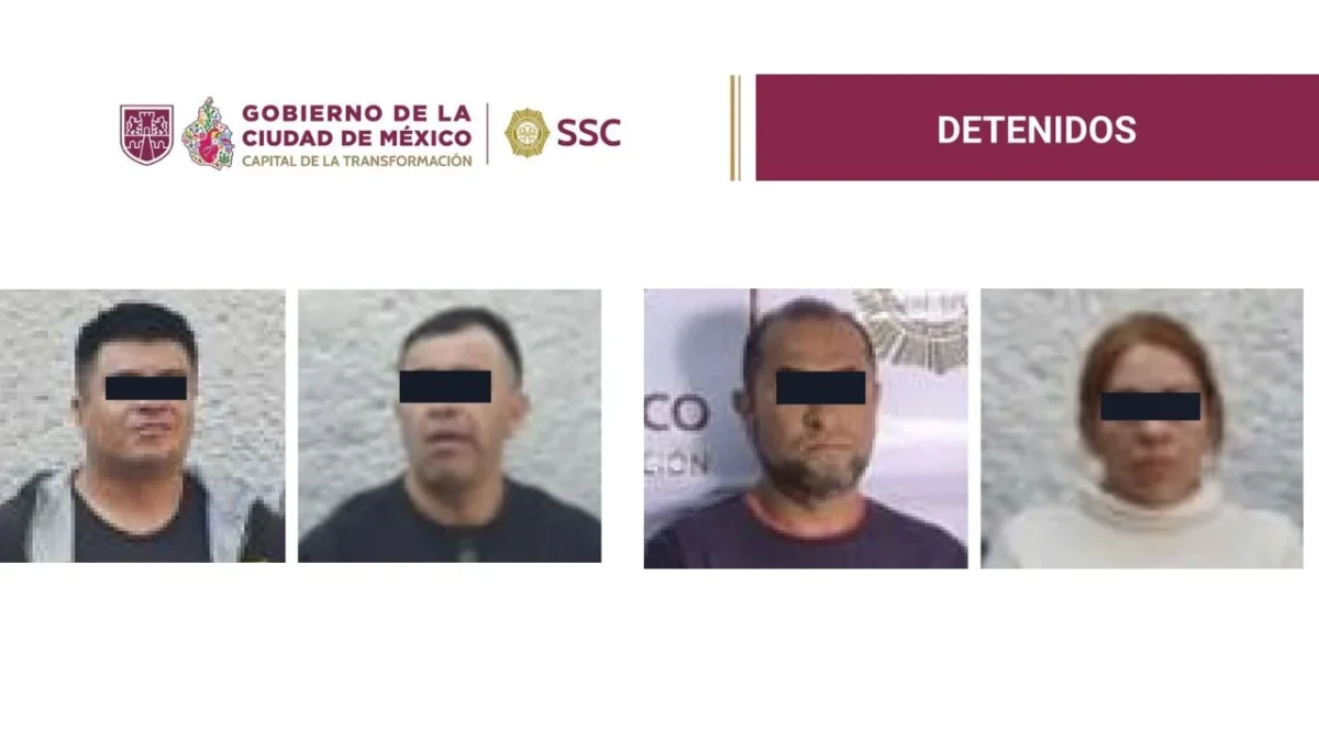 Elementos de la SSC ejecutaron tres órdenes de cateo en la Venustiano Carranza Y detuvieron a cuatro personas de la UJ40 y aseguraron droga.
