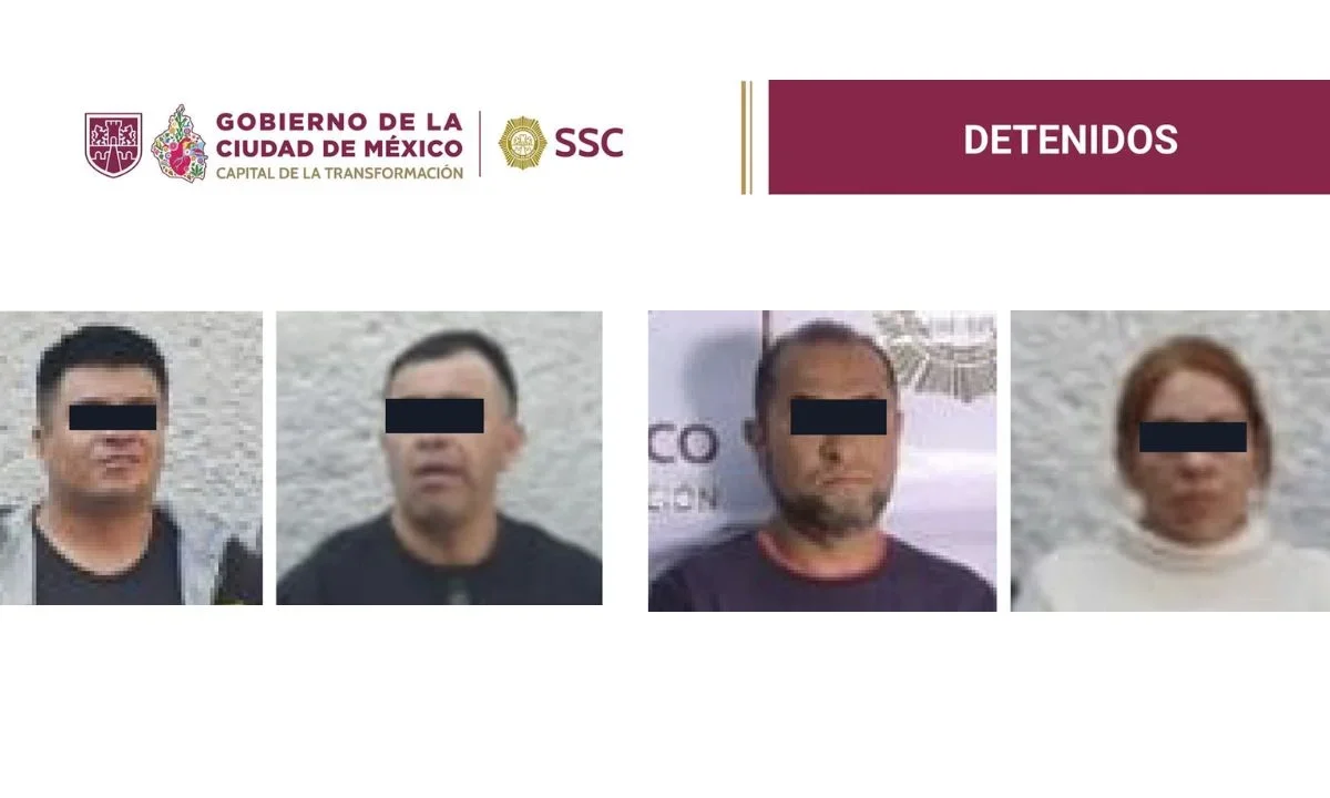 Elementos de la SSC ejecutaron tres órdenes de cateo en la Venustiano Carranza Y detuvieron a cuatro personas de la UJ40 y aseguraron droga.