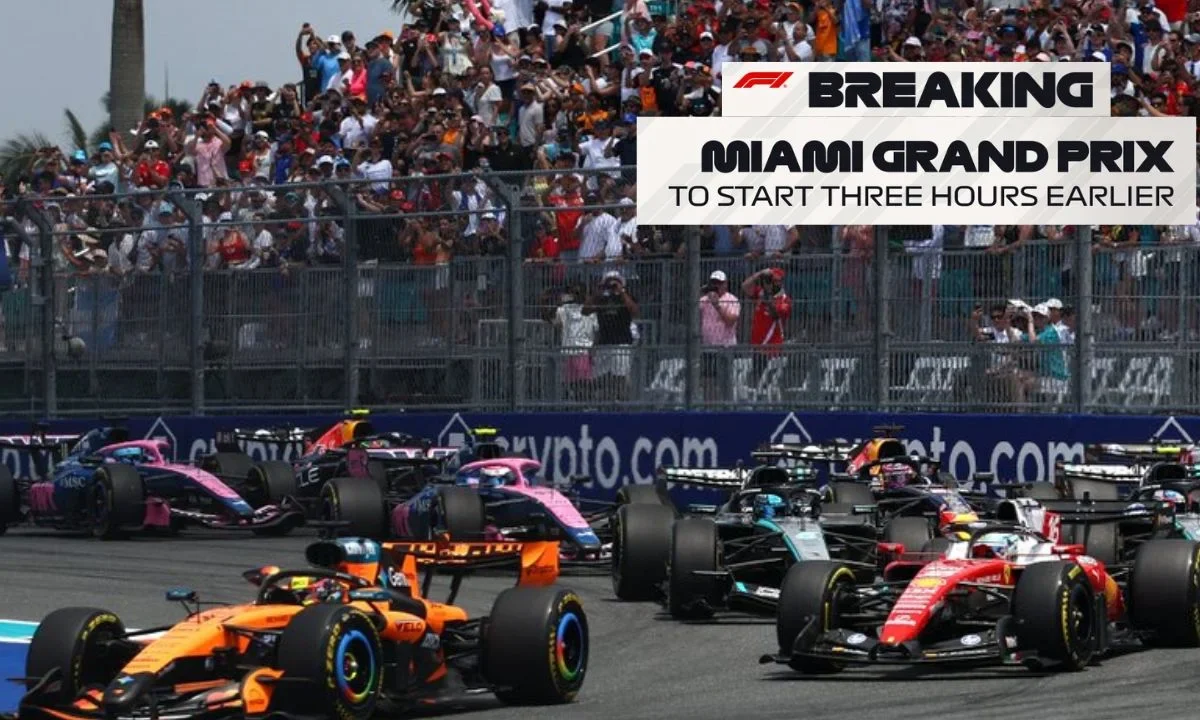 Autoridades anunciaron que con la decisión esperan garantizar la menor alteración posible de la carrera y poder completar el GP de Miami.