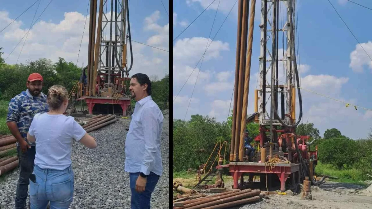 La CEA de SLP supervisó los trabajos de perforación de un pozo profundo en Matlapa, obra destinada a comunidades indígenas.