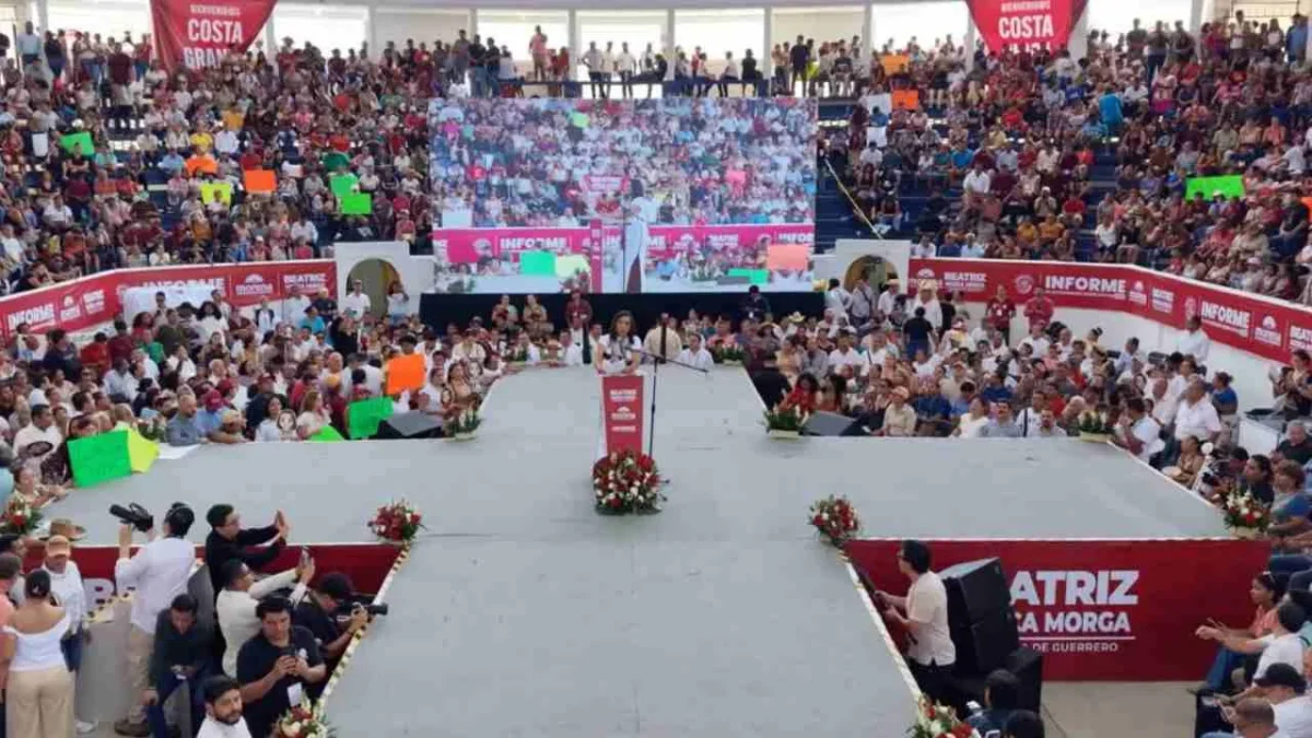 La senadora Beatriz Mojica Morga presentó su Segundo Informe de Labores Legislativas.
