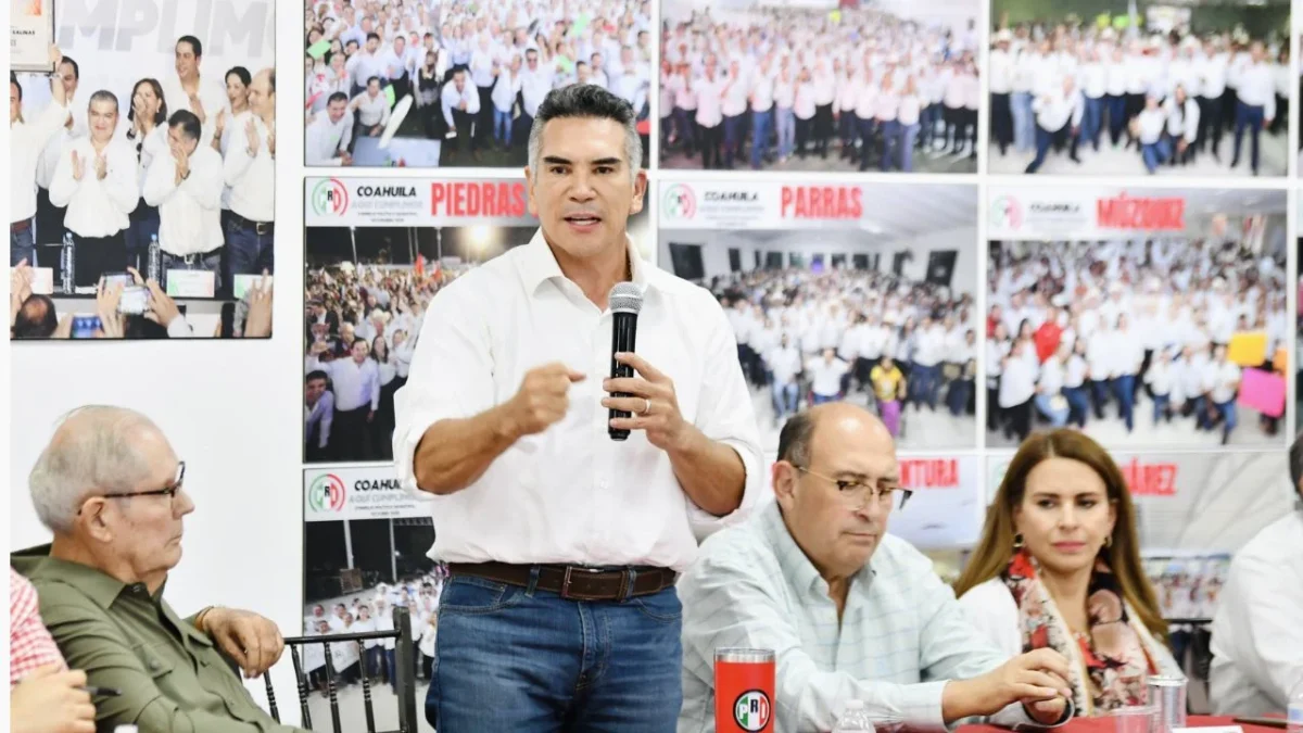 El líder nacional del PRI, Alejandro Moreno Cárdenas, calificó como cobardes a Enrique Inzunza y Rubén Rocha Moya, por huir del escrutinio.