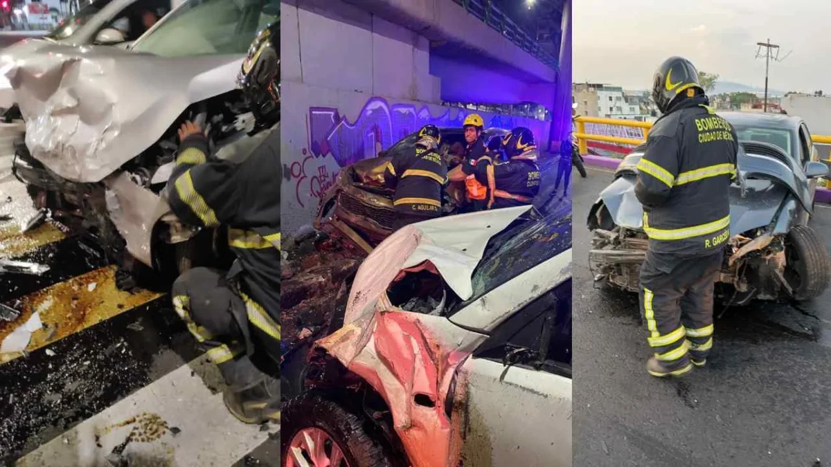 Durante la mañana de este viernes se registraron varios accidentes en la CDMX.