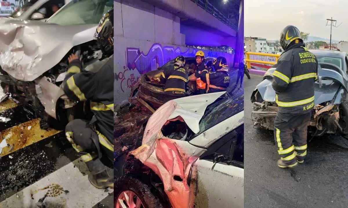 Durante la mañana de este viernes se registraron varios accidentes en la CDMX.