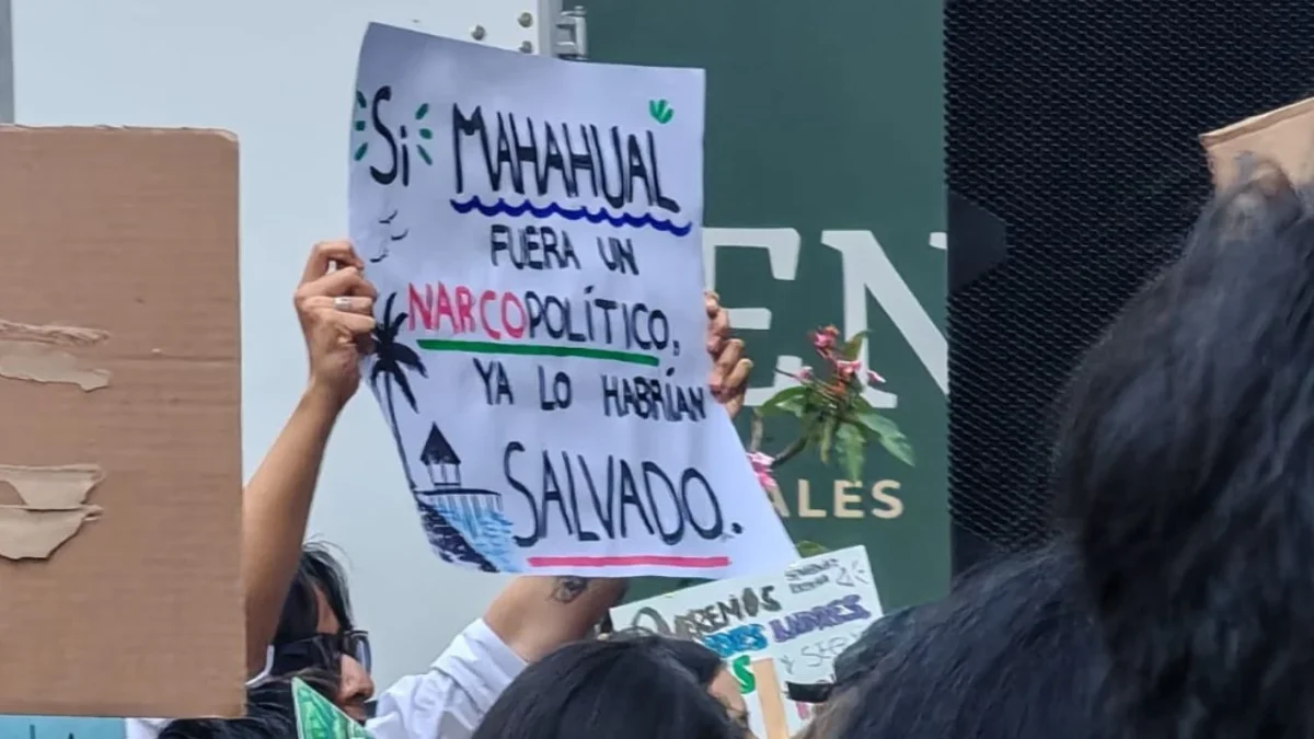 Protestan contra Perfect Day y megaproyectos en defensa del medio ambiente en México