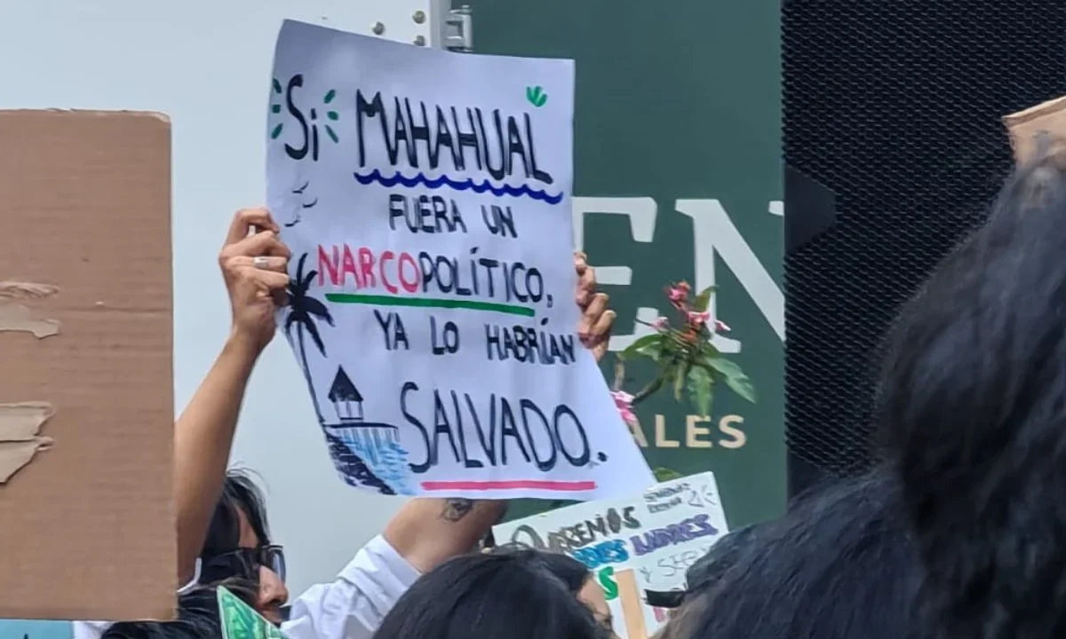 Protestan contra Perfect Day y megaproyectos en defensa del medio ambiente en México