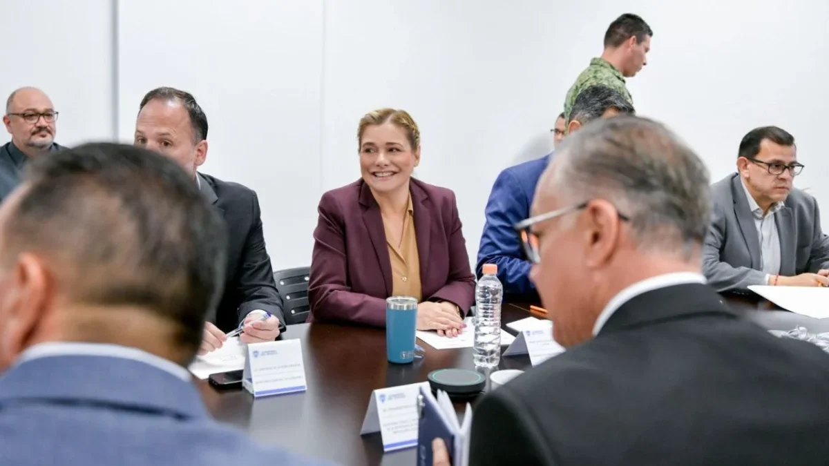 ESTRATEGIA. La gobernadora de Chihuahua destacó la importancia del trabajo coordinado.