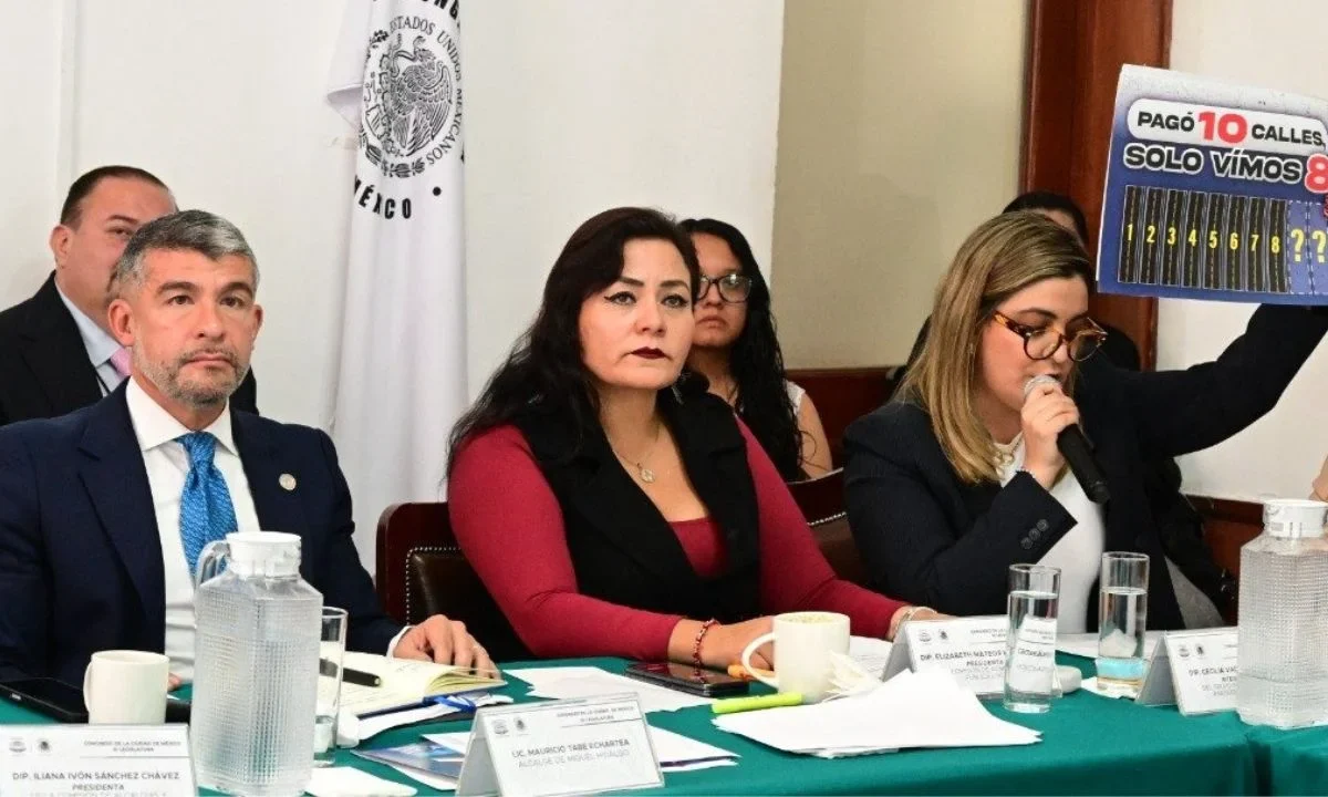 Mauricio Tabe compareció este lunes ante comisiones del Congreso CDMX, donde lo cuestionaron por el uso del Parque Lira.