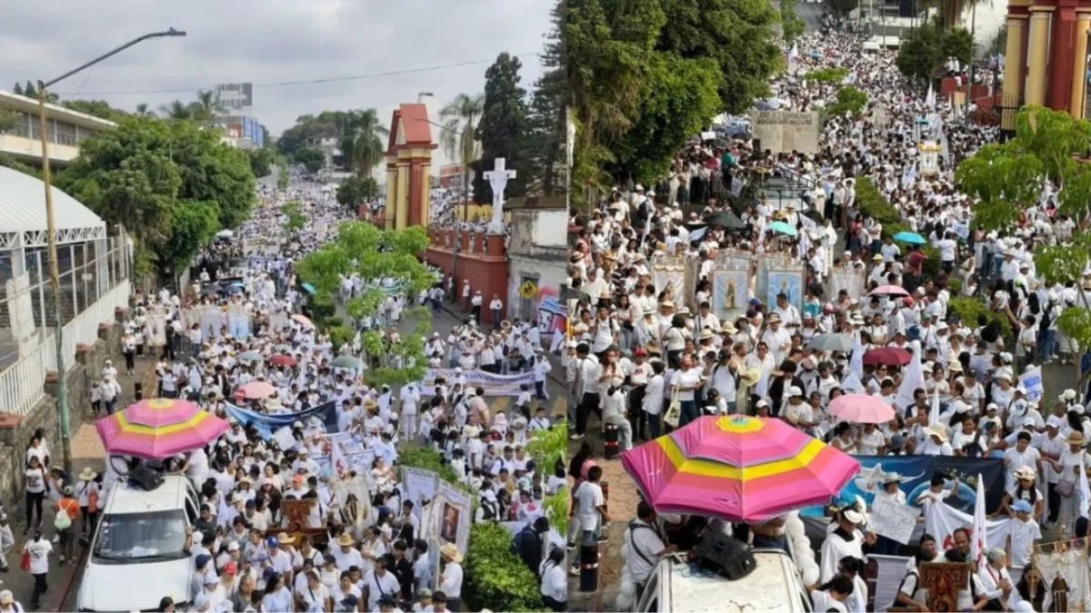 Ante miles de ciudadanos que abarrotaron las calles de la capital morelense, el obispo de Cuernavaca, encabezó la XII Caminata por la Paz.