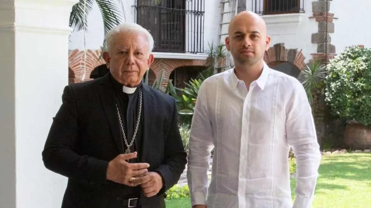 MORELOS. Participaron en la reunión monseñor y el secretario de Gobierno, Edgar Maldonado.