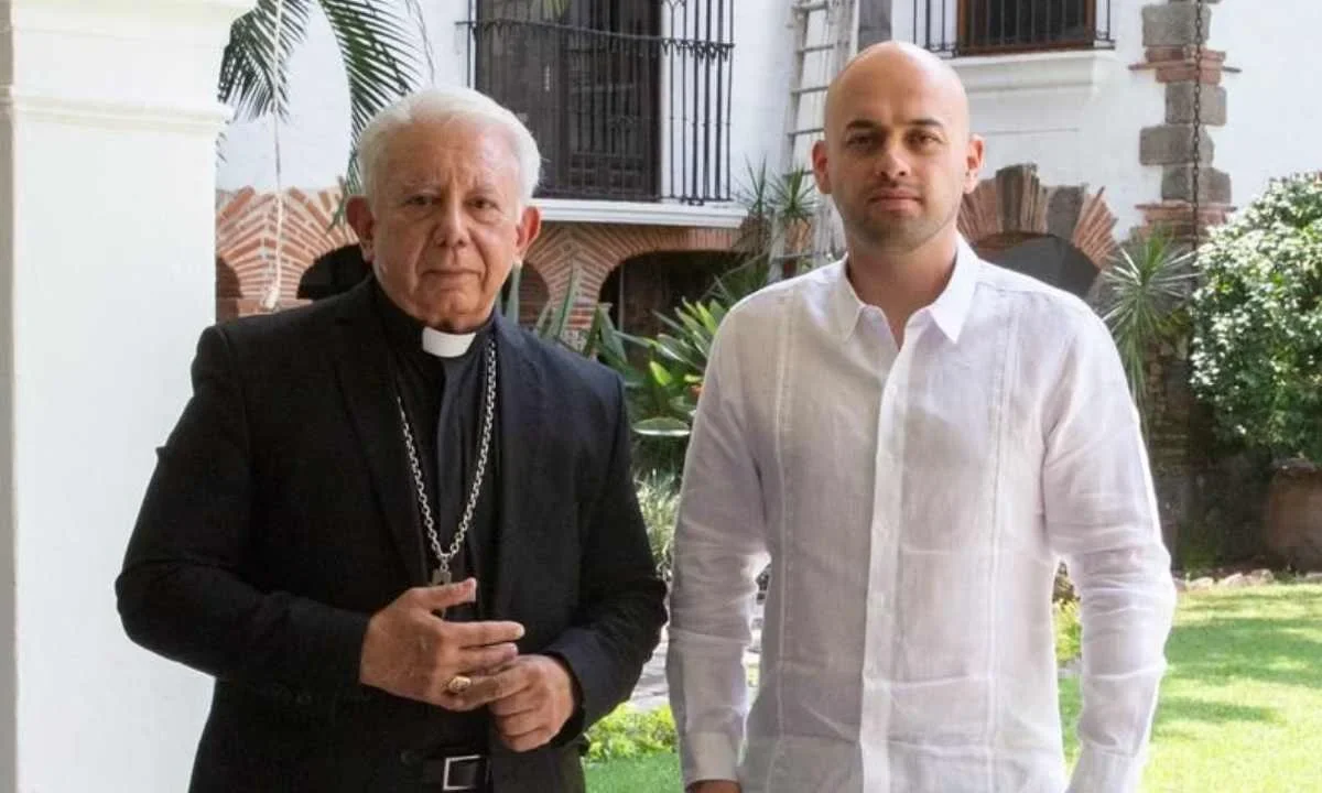 MORELOS. Participaron en la reunión monseñor y el secretario de Gobierno, Edgar Maldonado.