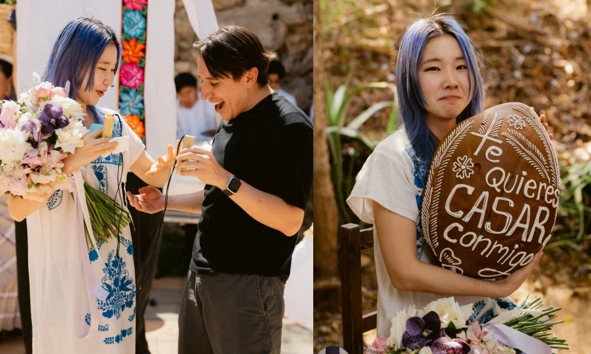 La influencer coreana Chingu Amiga reveló que su novio Rodrigo Vásquez le pidió matrimonio en una emotiva ceremonia en el estado de Oaxaca. 