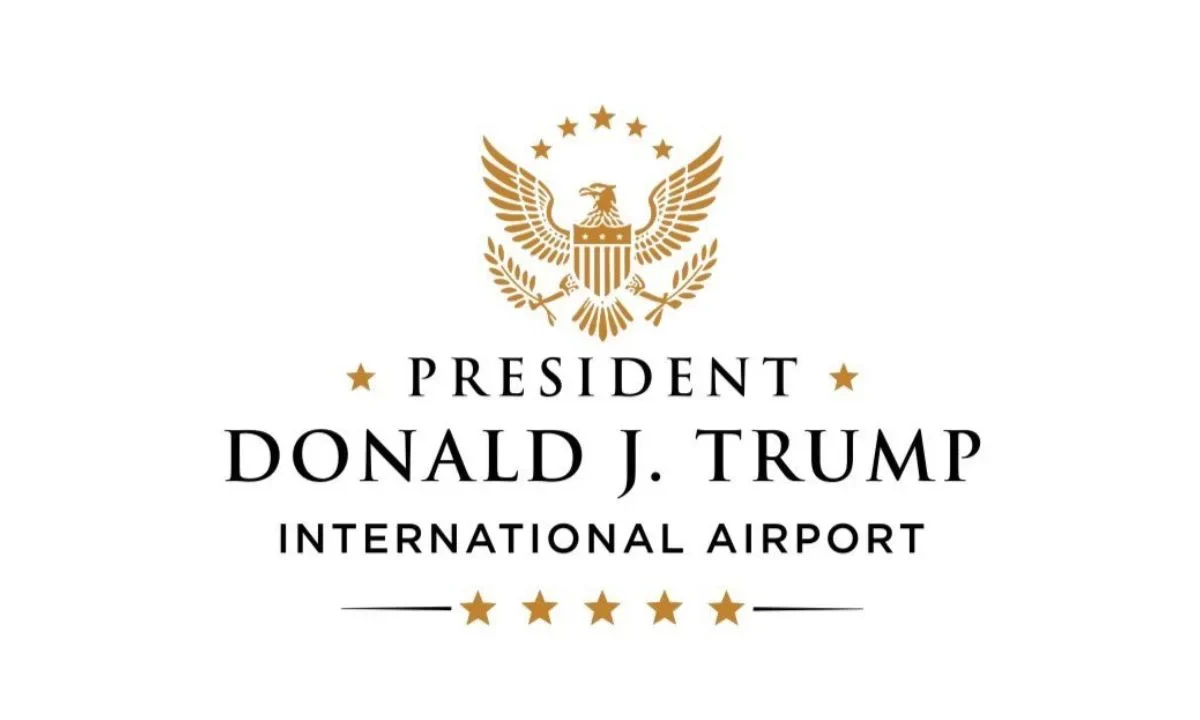 El plan para renombrar el Aeropuerto Internacional de Palm Beach a Donald J. Trump, sigue en marcha y ahora revelaron el logo oficial.