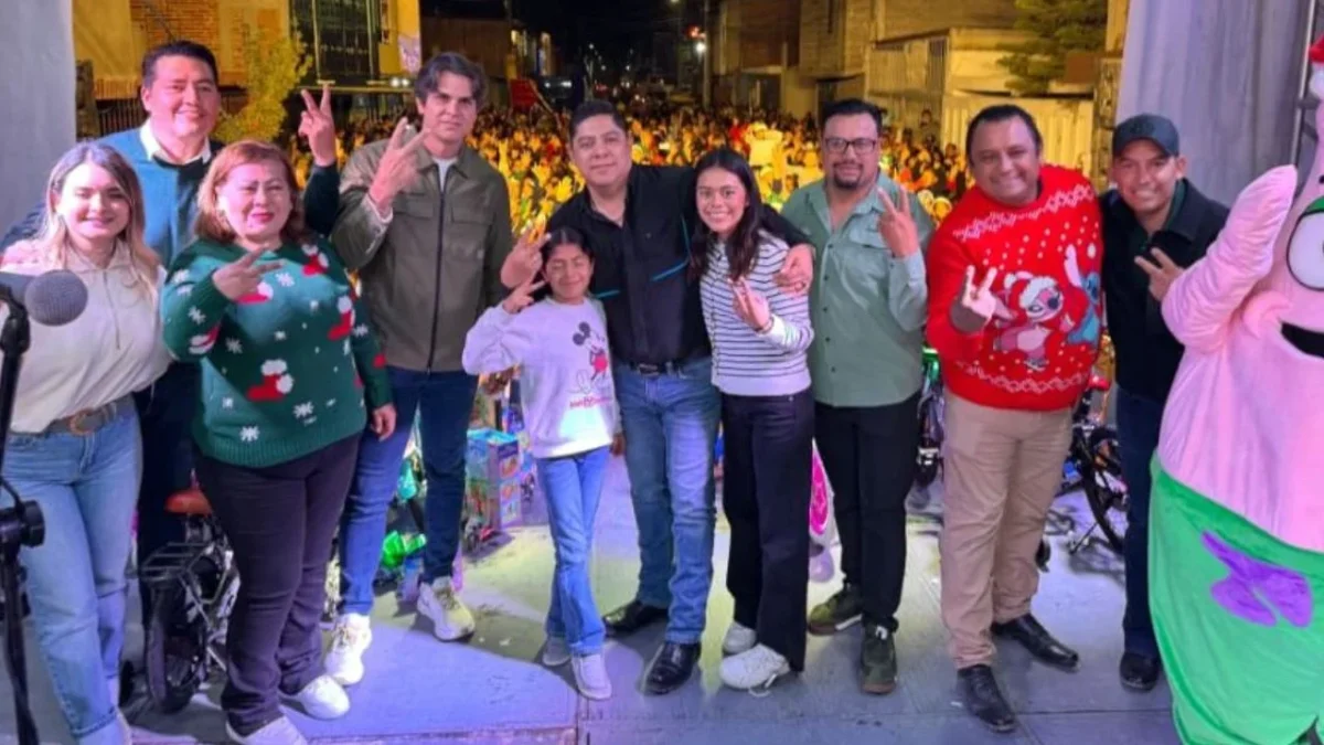 Ricardo Gallardo continúa ofreciendo a las y los potosinos momentos amenos en familia con regalos, juguetes, cobijas y música en vivo.