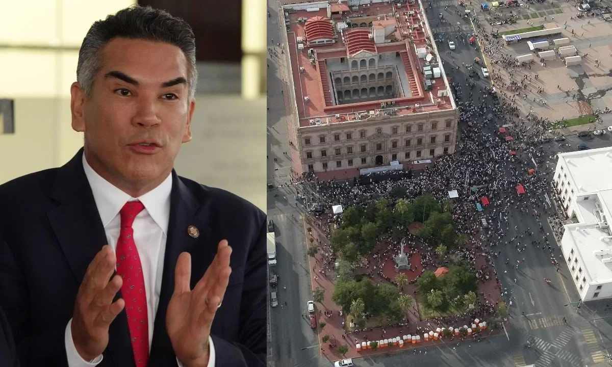 Alejandro Moreno, líder nacional del PRI, criticó la marcha de Morena contra el Gobierno de Chihuahua.