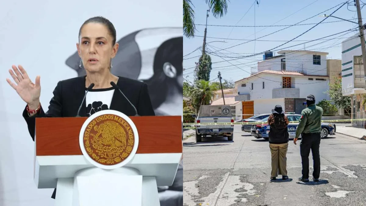 Claudia Sheinbaum evita pronunciarse sobre ataque a casa vinculada con Rocha Moya.