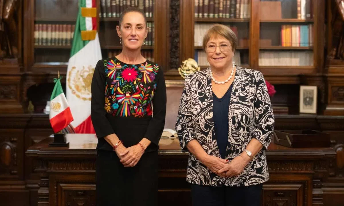 Claudia Sheinbaum respaldó a Michelle Bachelet para que presida la Secretaría General de las Naciones Unidas (ONU).