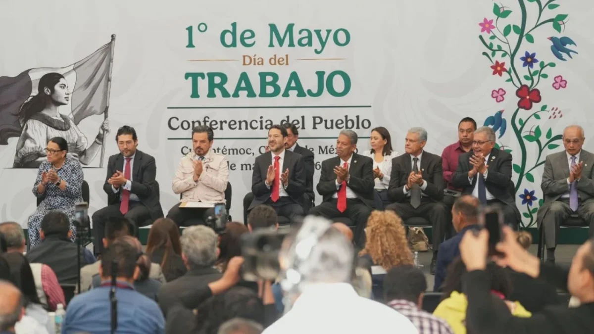 Líderes de síndicatos como la CTM, CAT, Mineros y SNTE externaron su apoyo a la presidenta Claudia Sheinbaum en el Día dle Trabajo.
