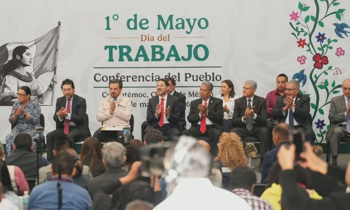 Líderes de síndicatos como la CTM, CAT, Mineros y SNTE externaron su apoyo a la presidenta Claudia Sheinbaum en el Día dle Trabajo.