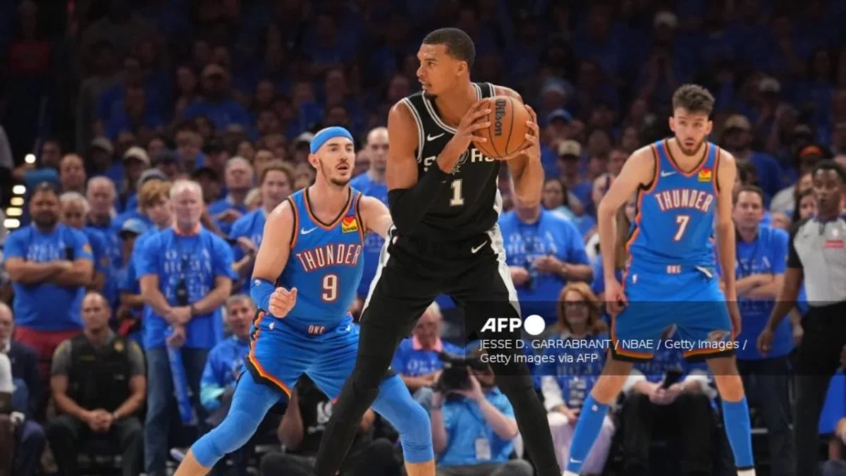 Spurs de San Antonio vencieron 122 a 115 al Oklahoma City Thunder en duelo correspondiente al Juego 1 de la final de la conferencia oeste.