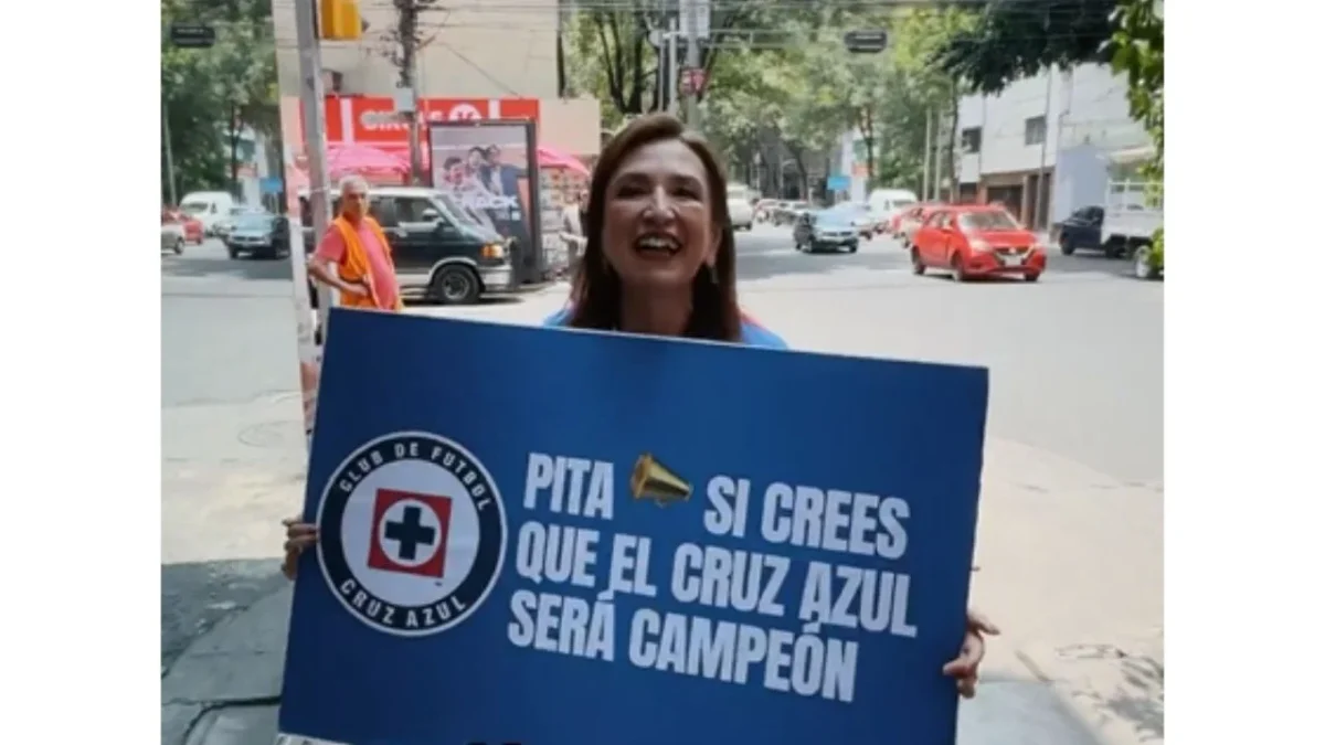 Xóchitl Gálvez expresó su apoyo a Cruz Azul rumbo a la final de la Liga MX, mientras aficionados de Pumas también reaccionaron al ambiente futbolero en redes sociales.